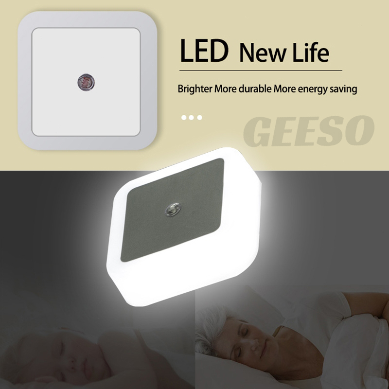 GEESO LED Intelligent Night Light Lampu Tidur Automatic Light Control ...