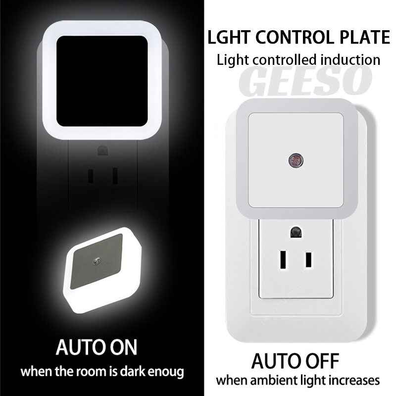 GEESO LED Intelligent Night Light Lampu Tidur Automatic Light Control ...