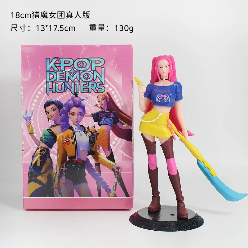 Kpop Demon Hunters – Coffret 6 Figurines PVC – HUNTRIX Rumi/Mira/Zoey – Collection Pour Fans D’Anime – Cadeau Anniversaire