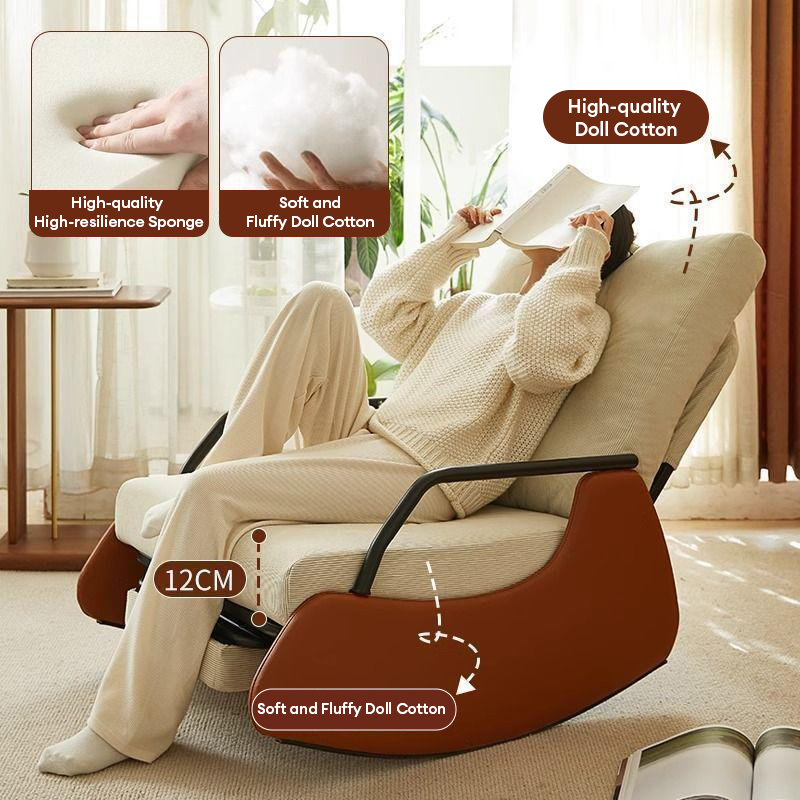 Home Nordic Leisure Rocking Recliner Chair Single Lazy Chair for ...