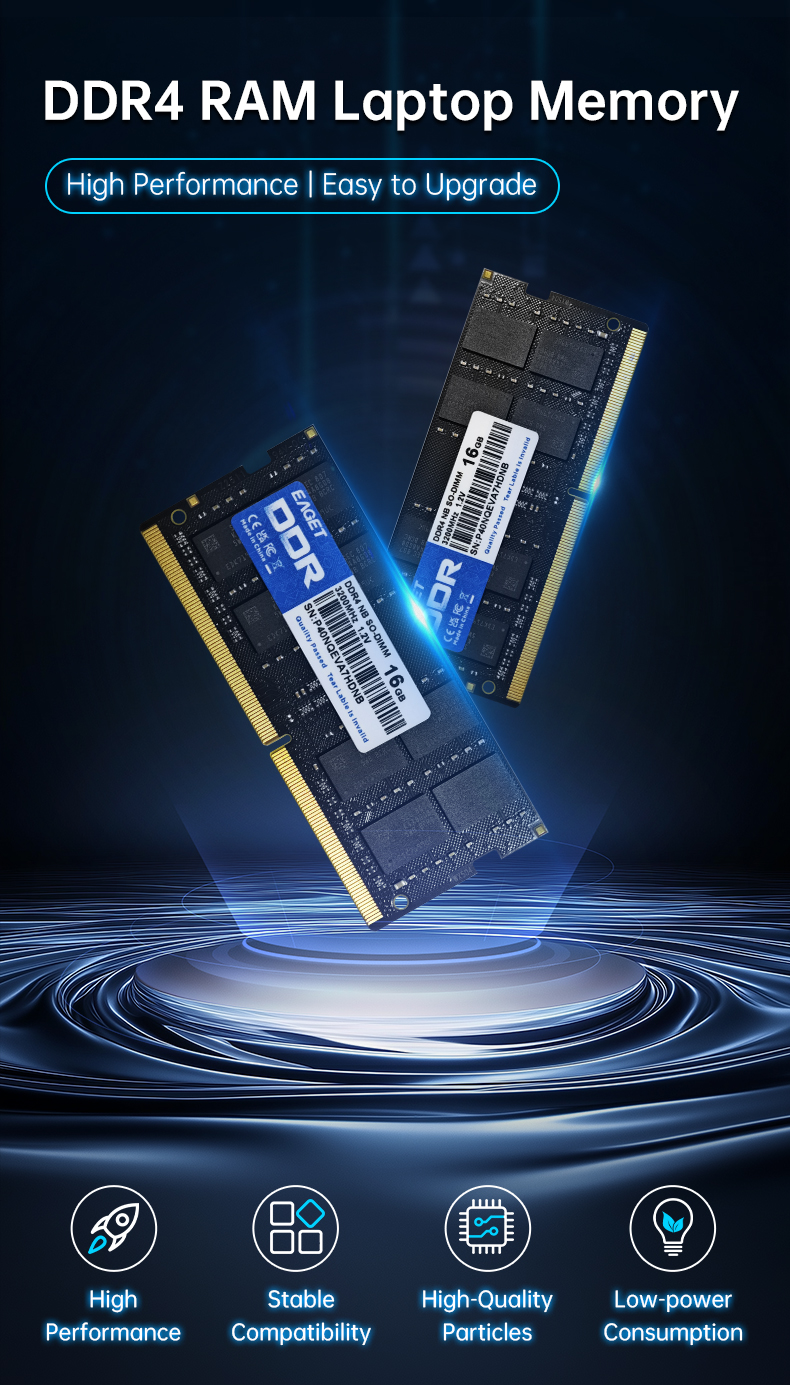 EAGET P40N DDR4 RAM Laptop Memory 3200MHz Compatible With AMD Intel ...