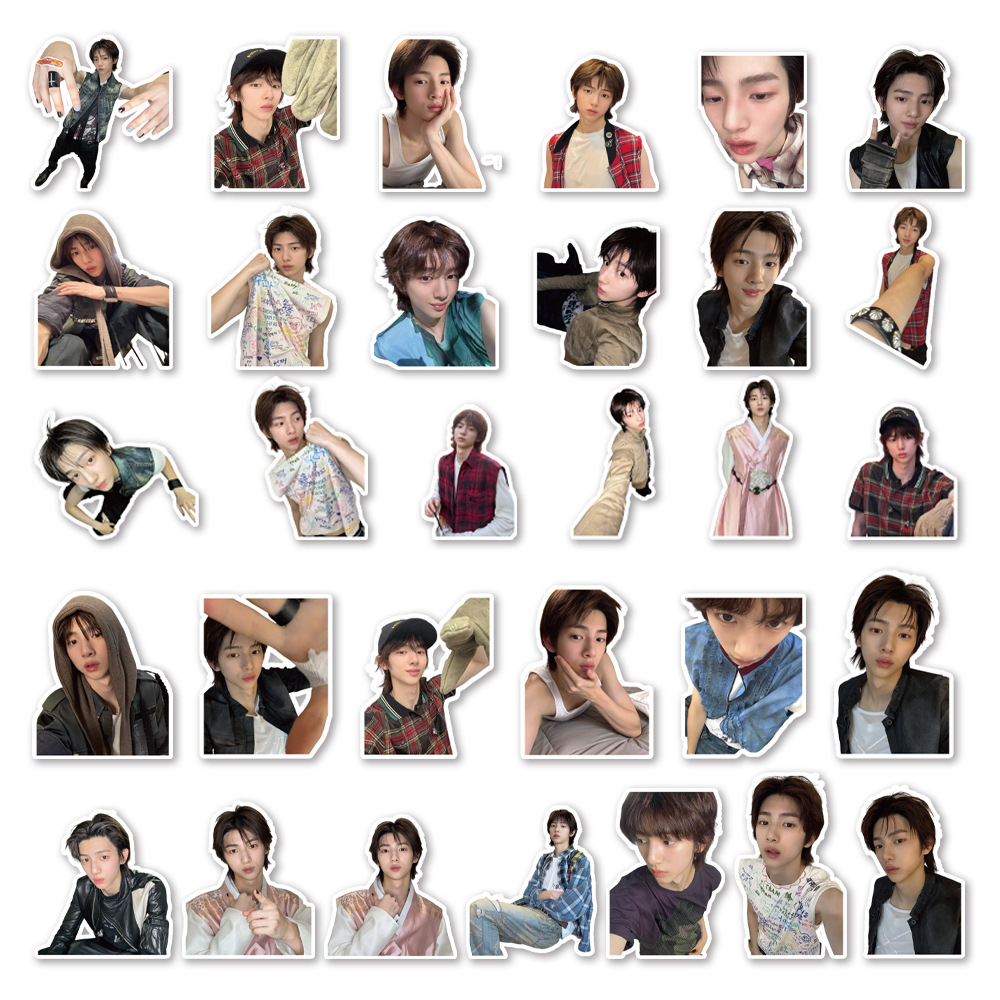 103PCS JUHOON CORTIS Stickers Waterproof KPOP Boys Band Decals Notebook ...