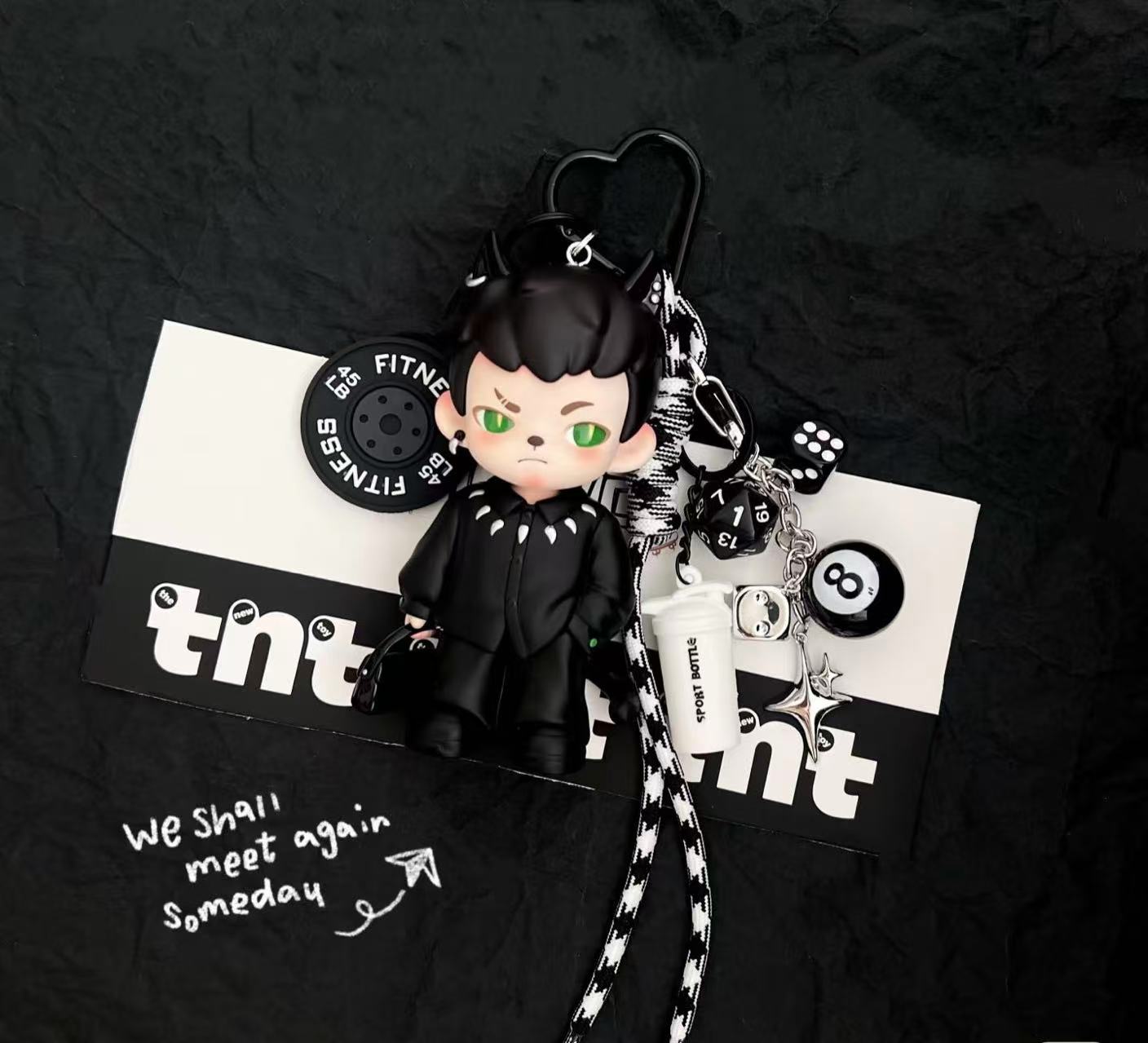 TNT Space Boy Rayan Natural-born Player DIY keychain bag pendant car ...