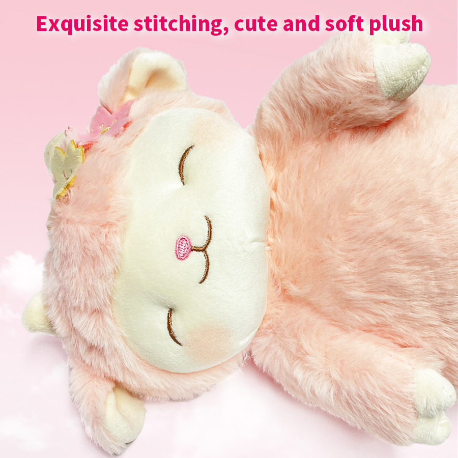MINISO Sheep bleat Sakura wool series - aesthetic standing plush doll ...