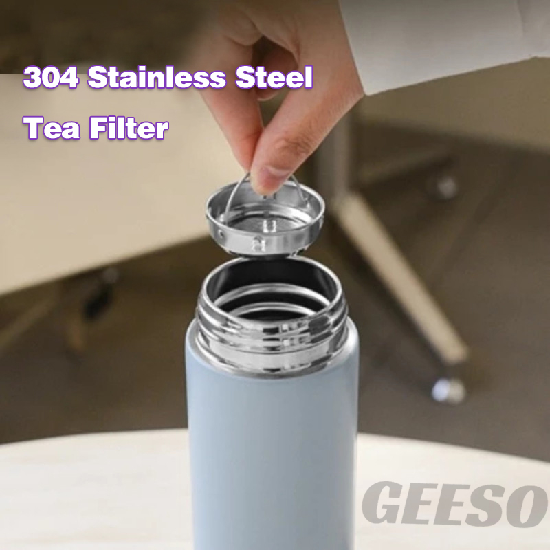 GEESO 200ML Smart Thermos Water Bottle Intelligent Temperature Display ...