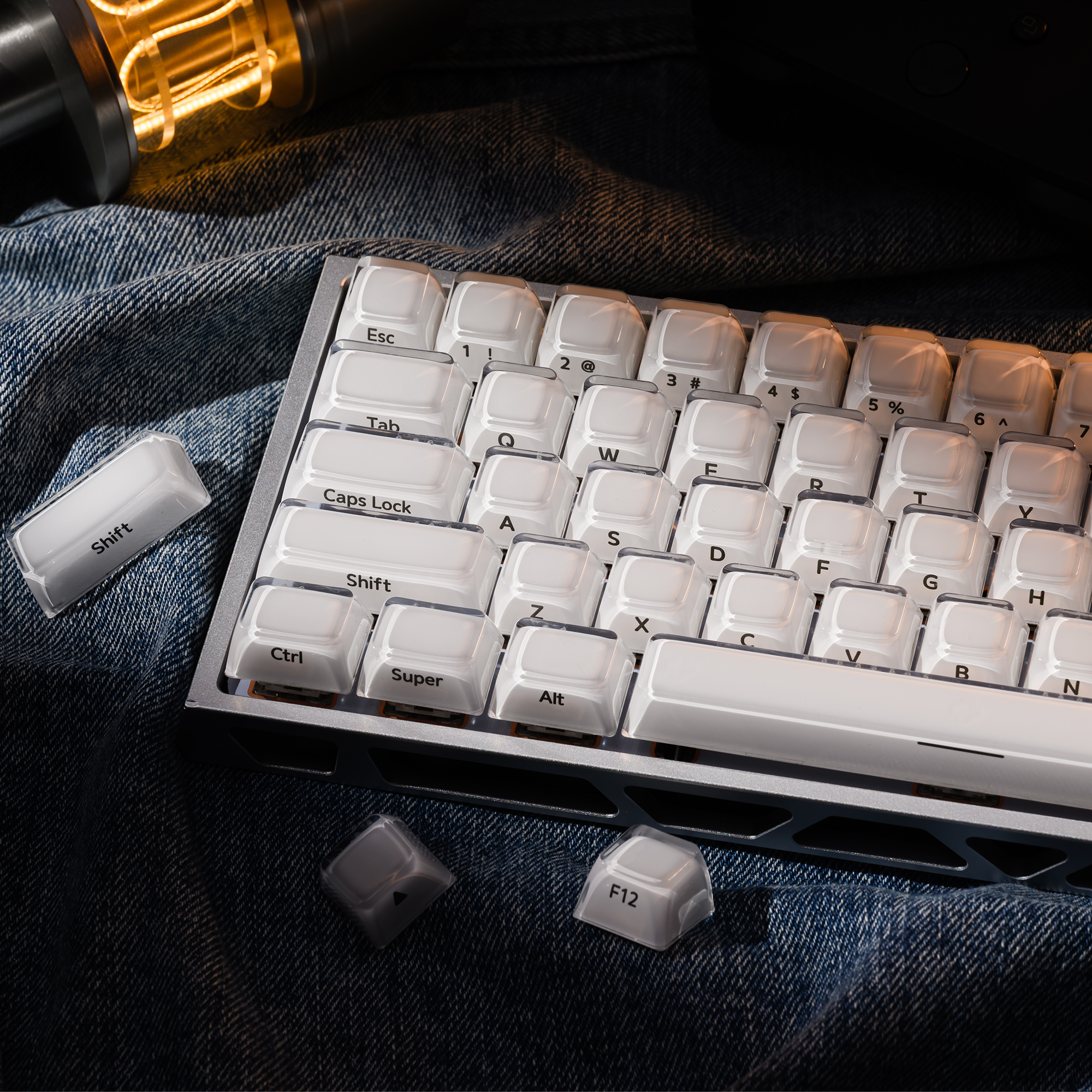 XVX Keycap Crystal Jelly Crystal Jello Keycaps OEM Profile 2.0 Double ...