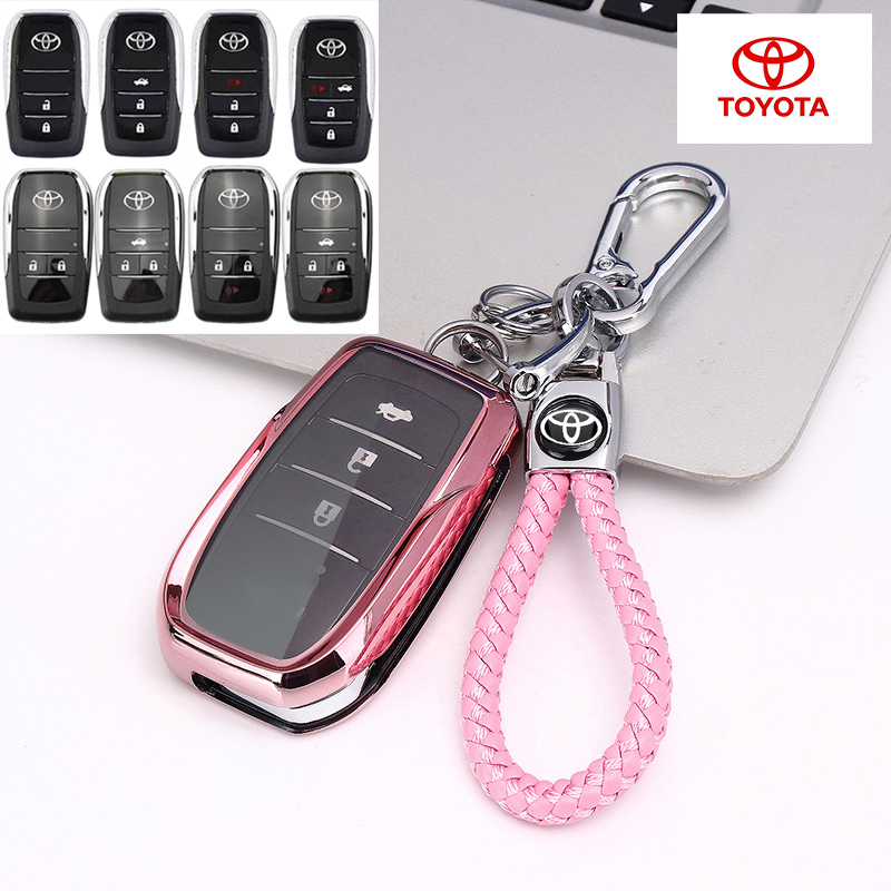 TOYOTA partial transparent modified car key casing for Vios Yaris Vitz ...
