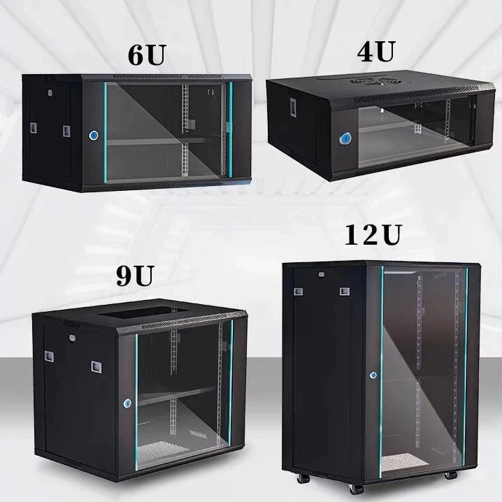 Wall Mount Server Rack Cabinet 19 Inch 400D Depth Switch cabinet for ...