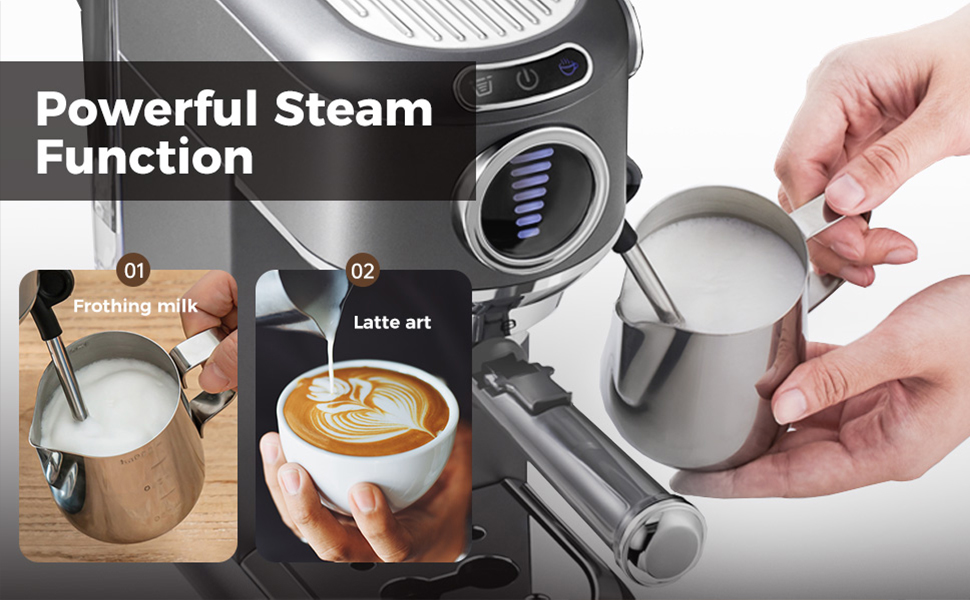Cafelffe Professional Automatic Coffee Machine 4-In-1 Hot/Cold Espresso ...