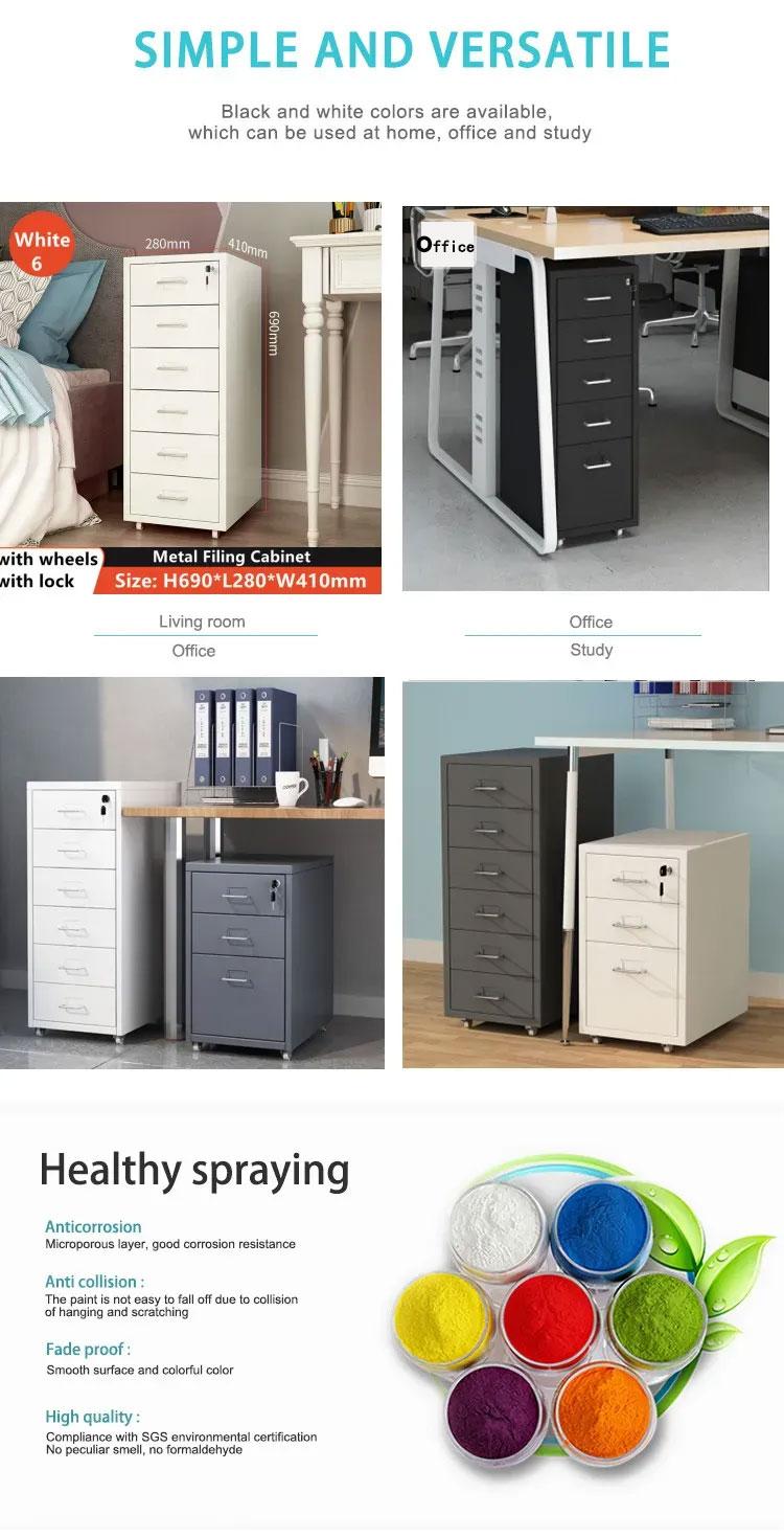 Office File Cabinet almari fail kabinet Metal Cabinet With Lock Wheel ...