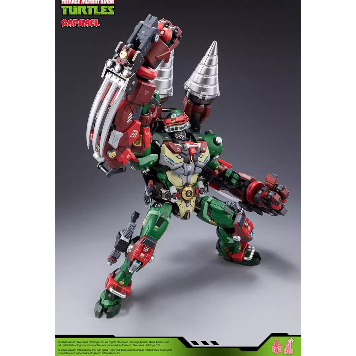 HIPLAY HEATBOYS Mecha Alloy Armor TMNT-Leonardo/Raphael/Michelangelo ...
