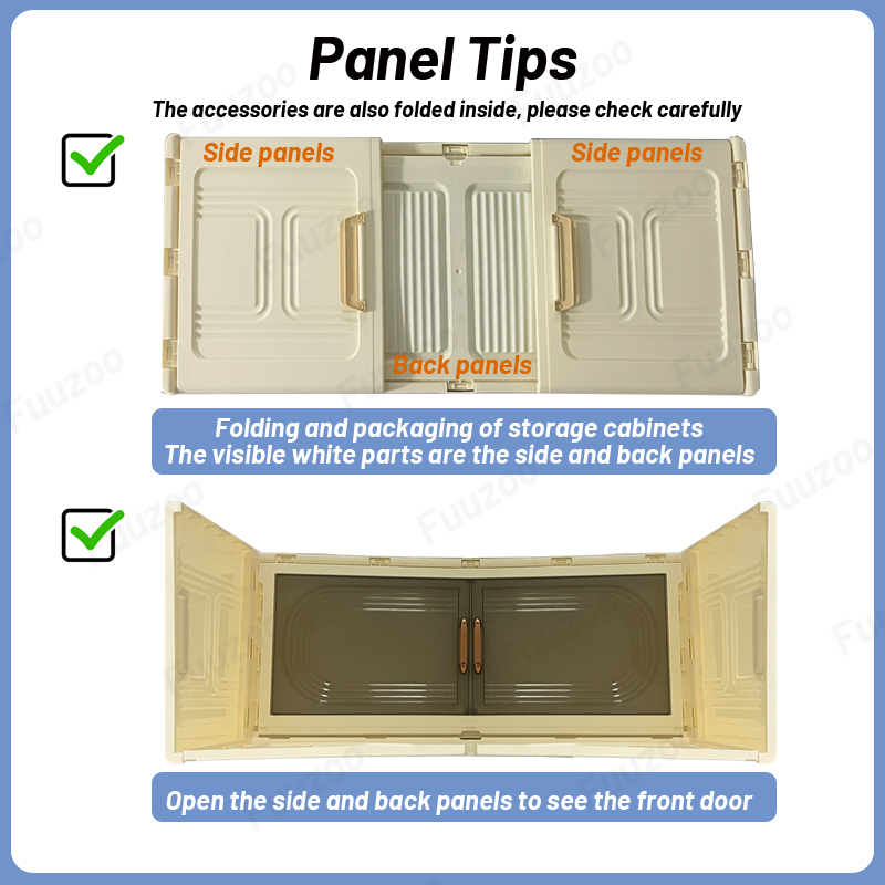 【Hantar dalam 24 jam 】Flip Door Cosmetic Storage Multifunctional ...