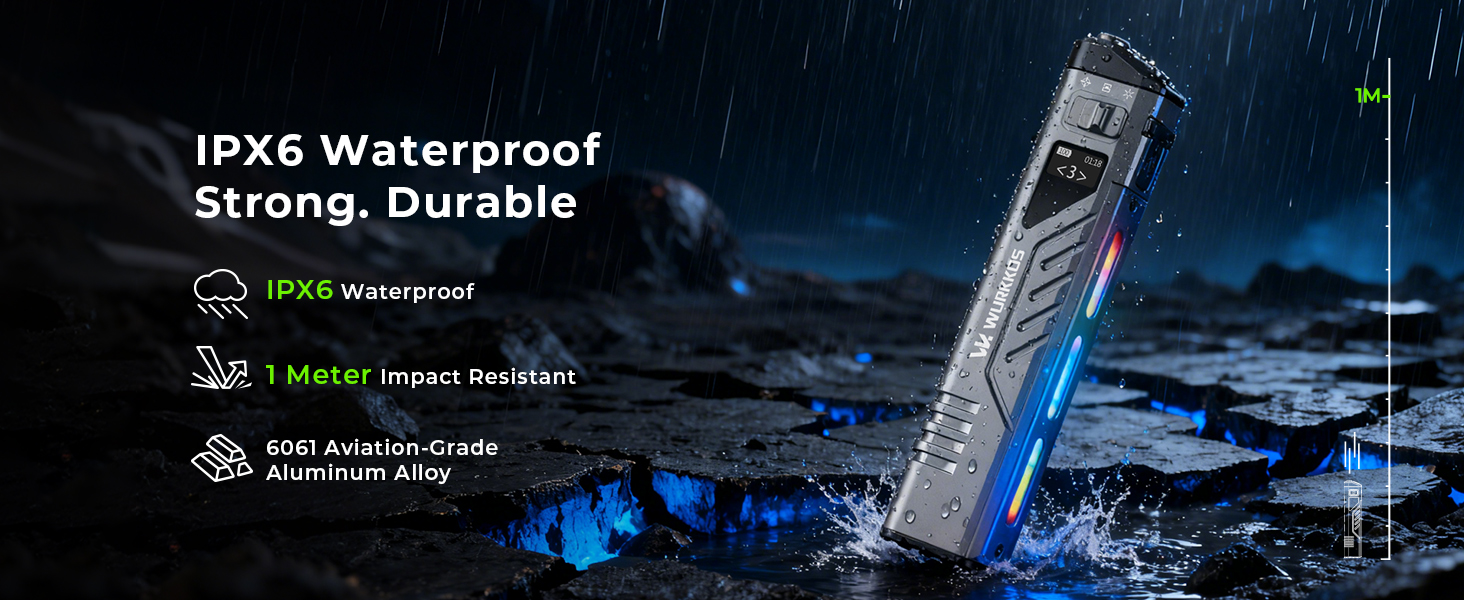 [New Product Launch] Wurkkos TD11 Smart OLED Tactical Flat Flashlight ...