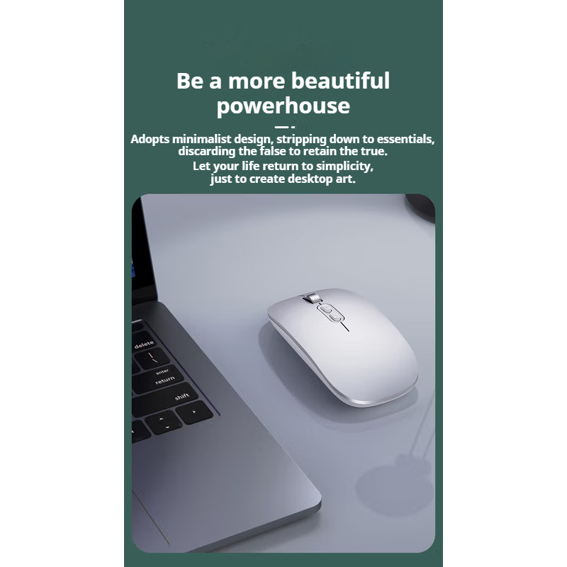 FOR HP Wireless Mouse for Laptop & Computer – Ergonomic Rechargeable 2 ...
