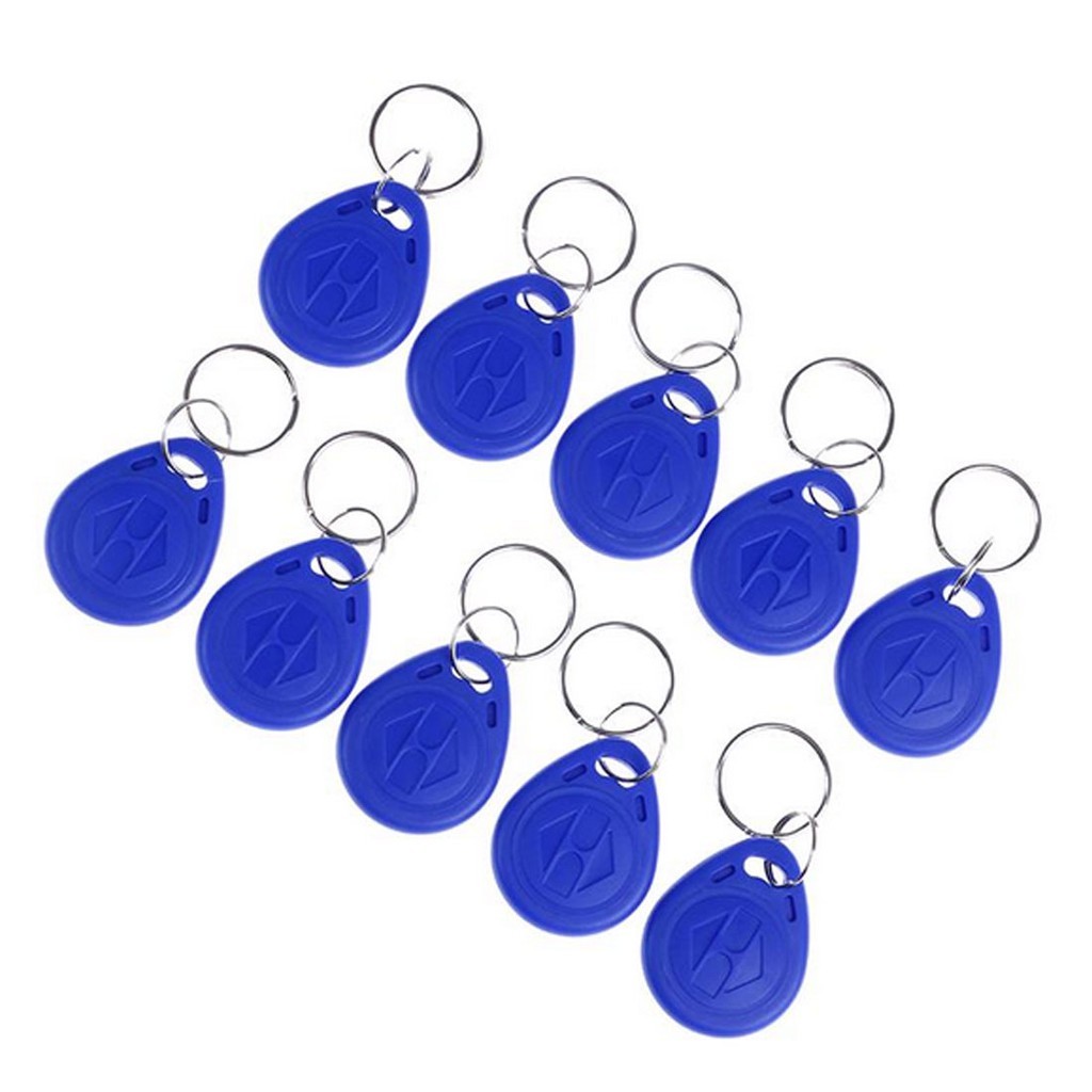 10Pcs 125khz ID ReWritable Writable RFID Keyfobs Key Token Tag Access ...