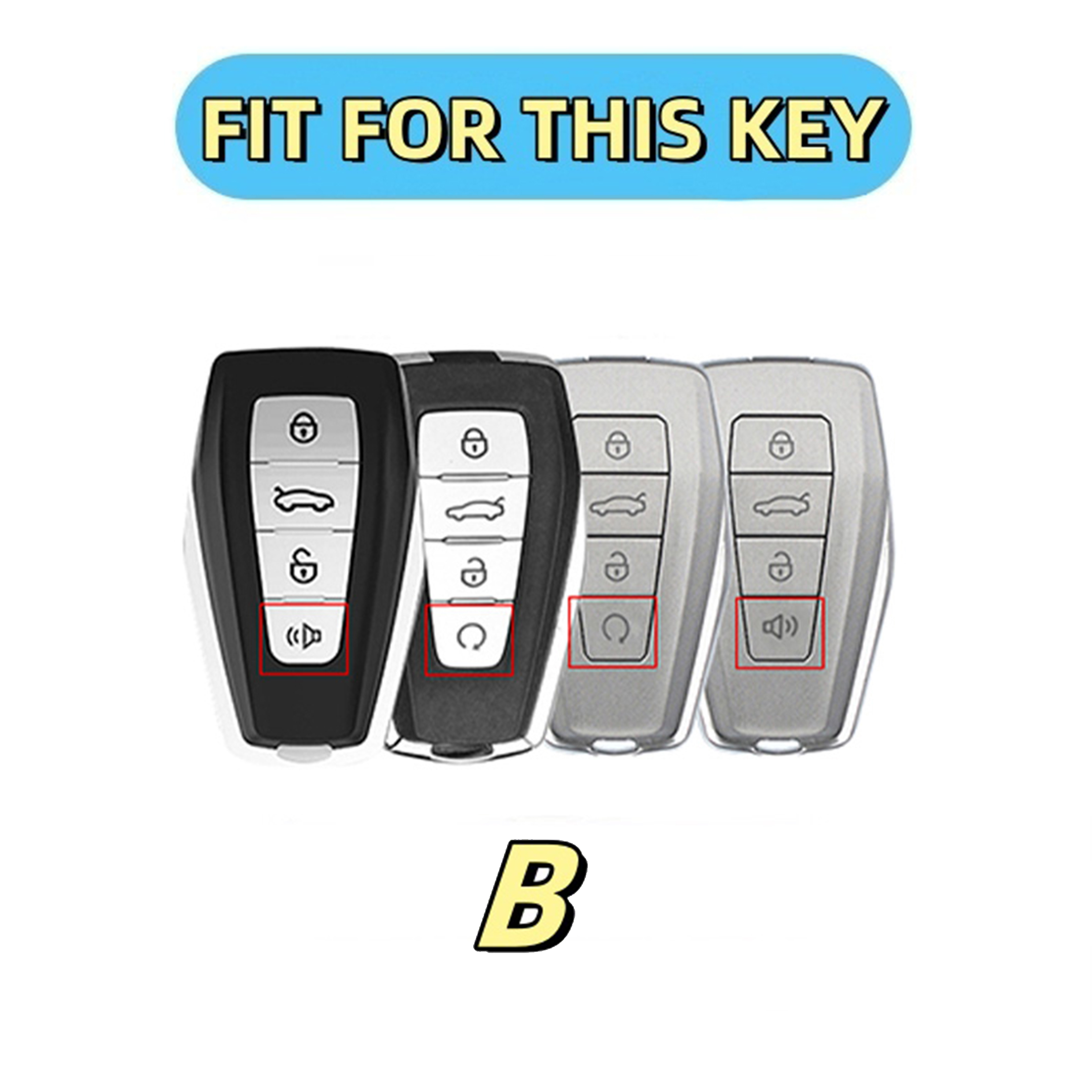 Protective Cover for Proton Smart Key (Fits X50, X70, S70, X90 Keyless ...