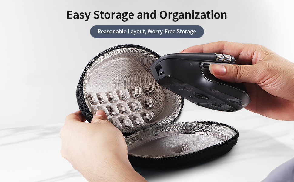 Portable Hard EVA Travel Case for Logitech MX Master 4S Wireless Mouse ...