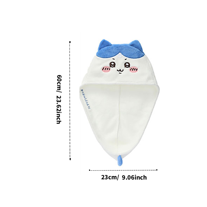 MINISO Chiikawa Series – Cute 3D Quick-Dry Antibacterial Hair-Drying ...