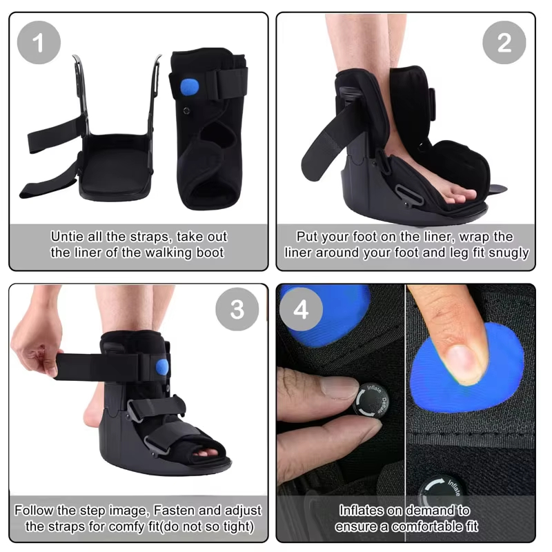 [Local delivery] Adjustable Air Walking Fracture Boot- Medical ...
