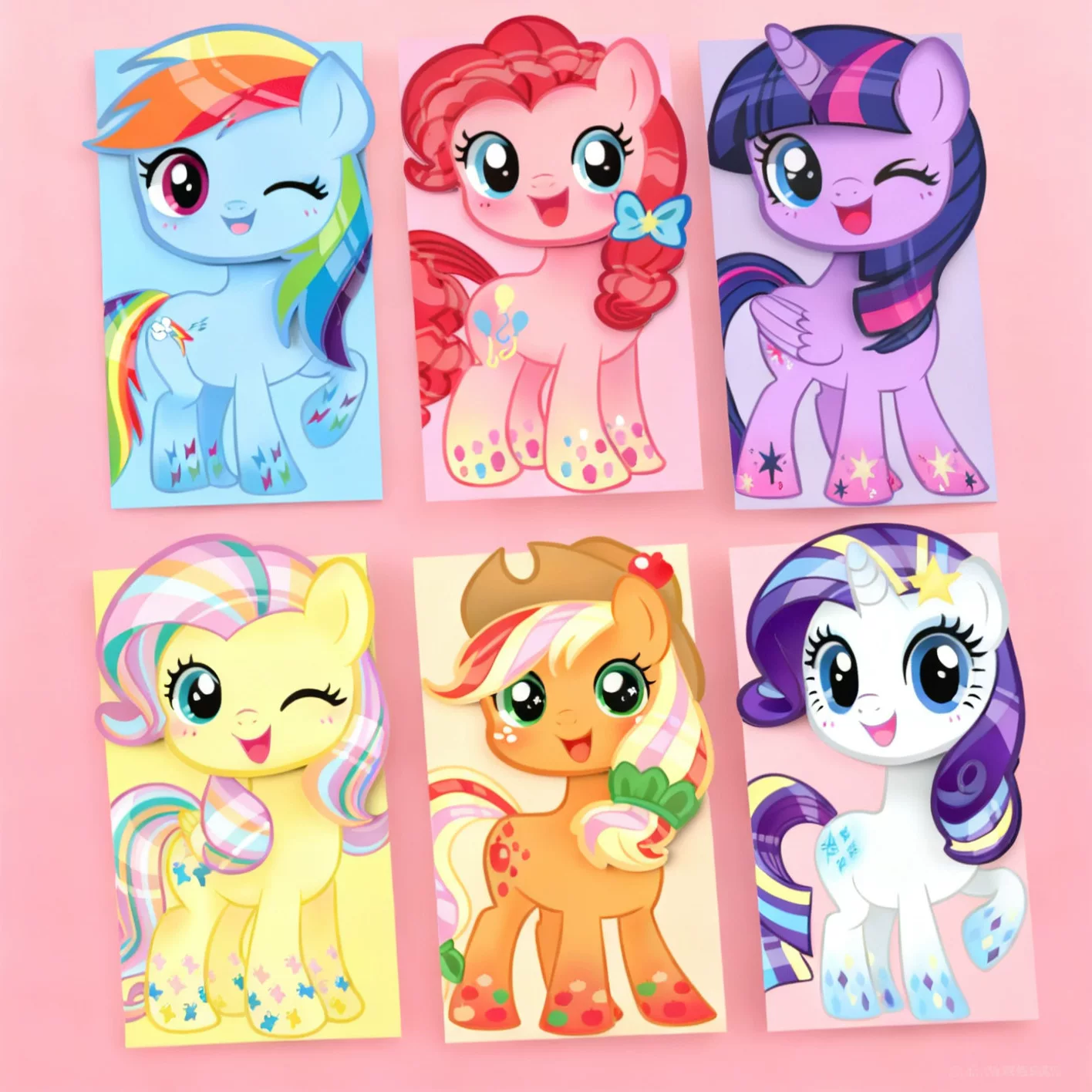 CNY 2026 New Year Blessing Red Envelope Cute Little Pony Theme Angbao ...