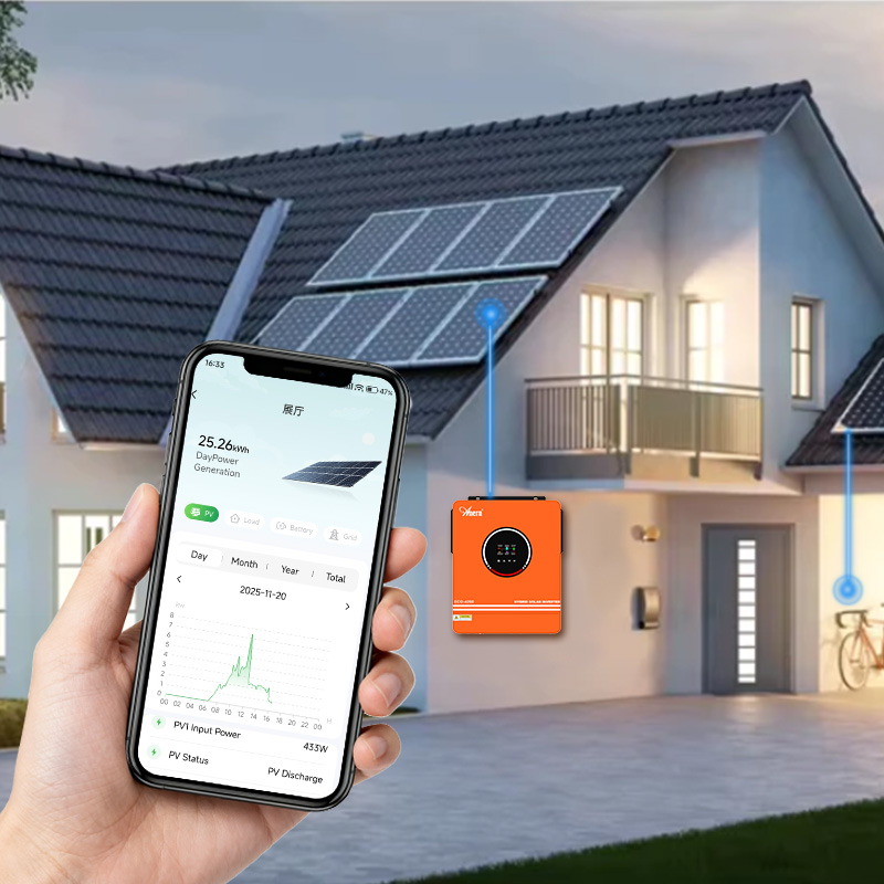 Solar Inverter 4200W 24V Pure Sine Wave off-grid Inverter built-in 120A ...
