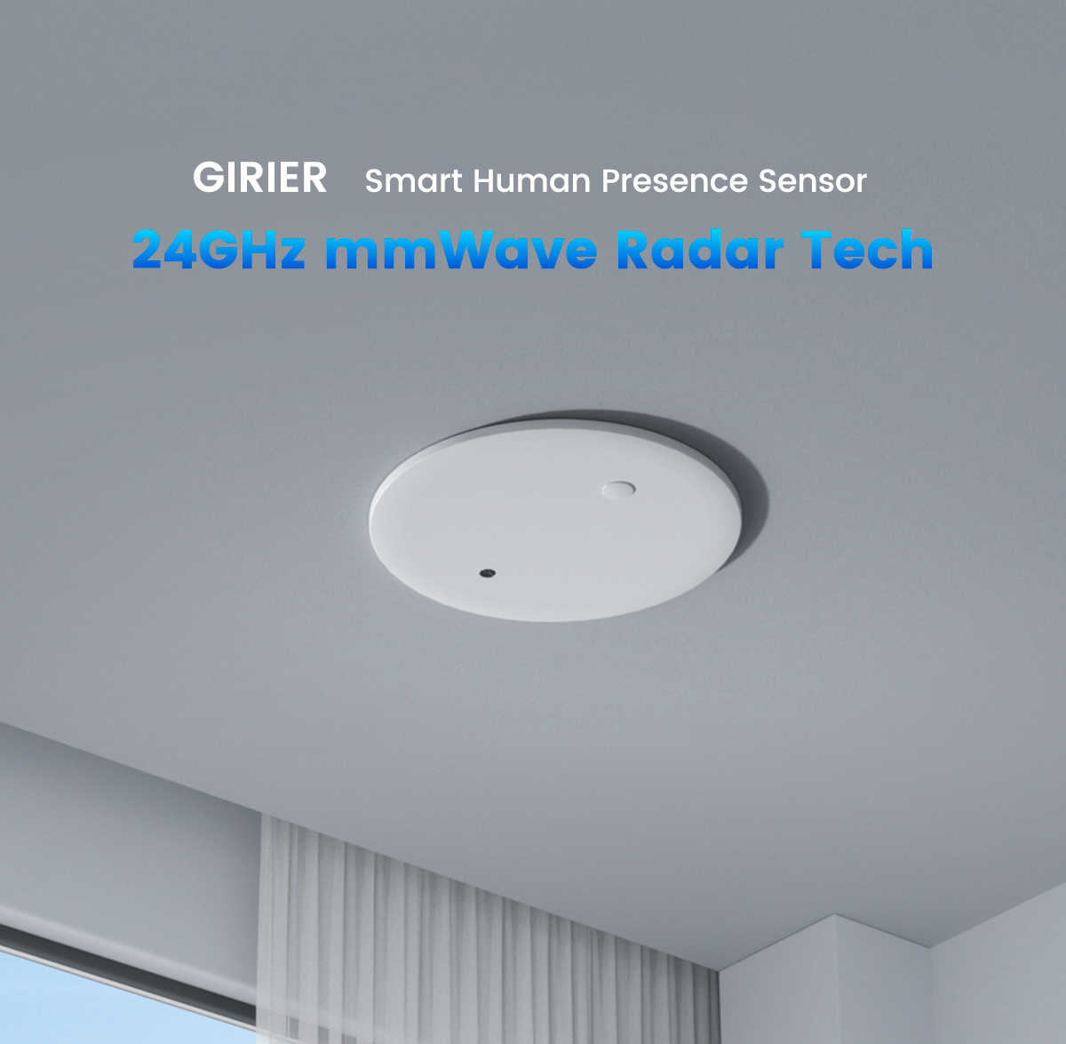 GIRIER Tuya Smart Human Presence Sensor ZigBee Motion Detector Ceiling ...
