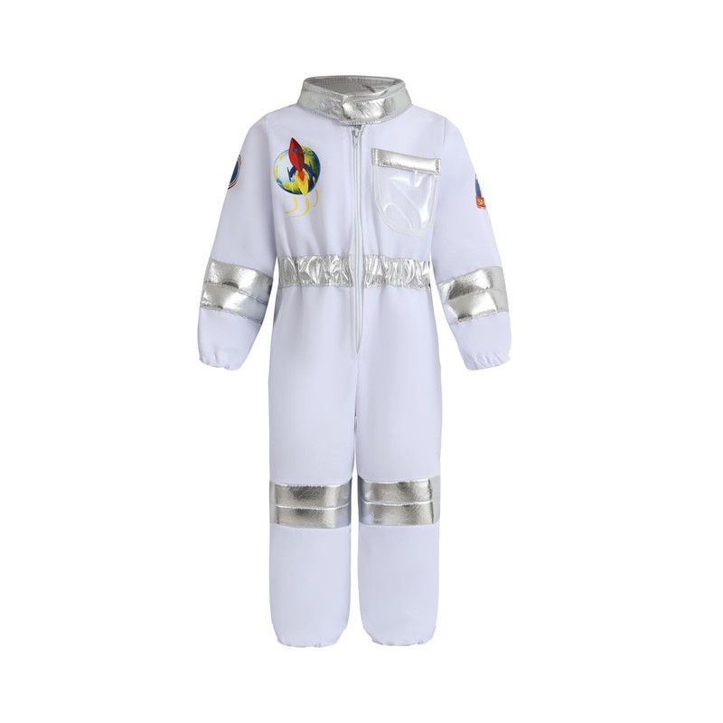 🇲🇾Ready Stock🇲🇾 Kids Astronaut Costume White Space Suit Boys One Piece ...