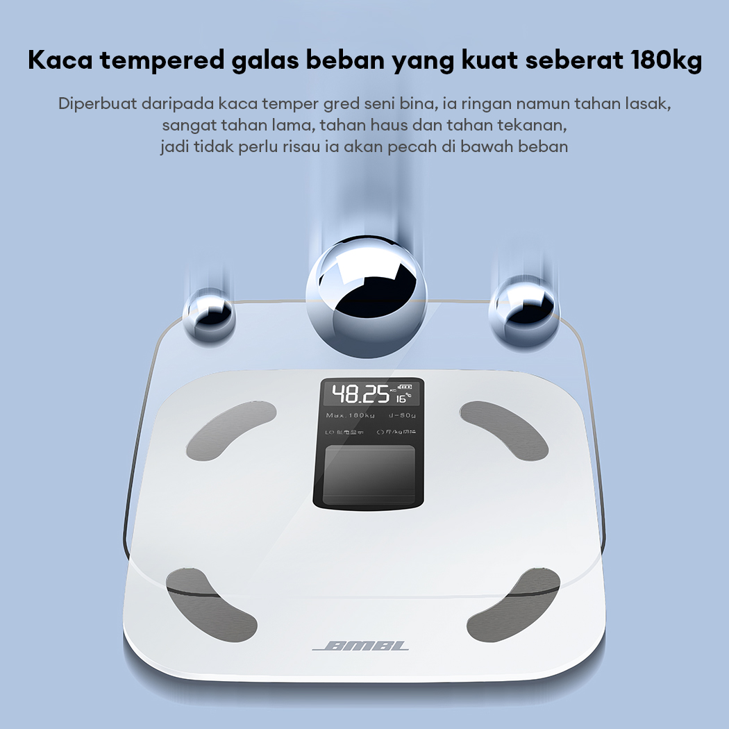 CkeyiN Smart body Fat Scale Bluetooth Connection 17 Healthy Body ...