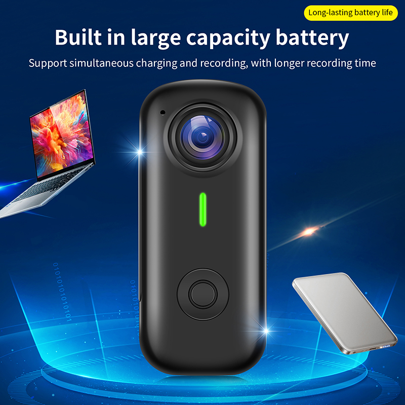 HD Thumb Action Camera, Mini Body Cameras, Wearable Pocket Vlogging ...