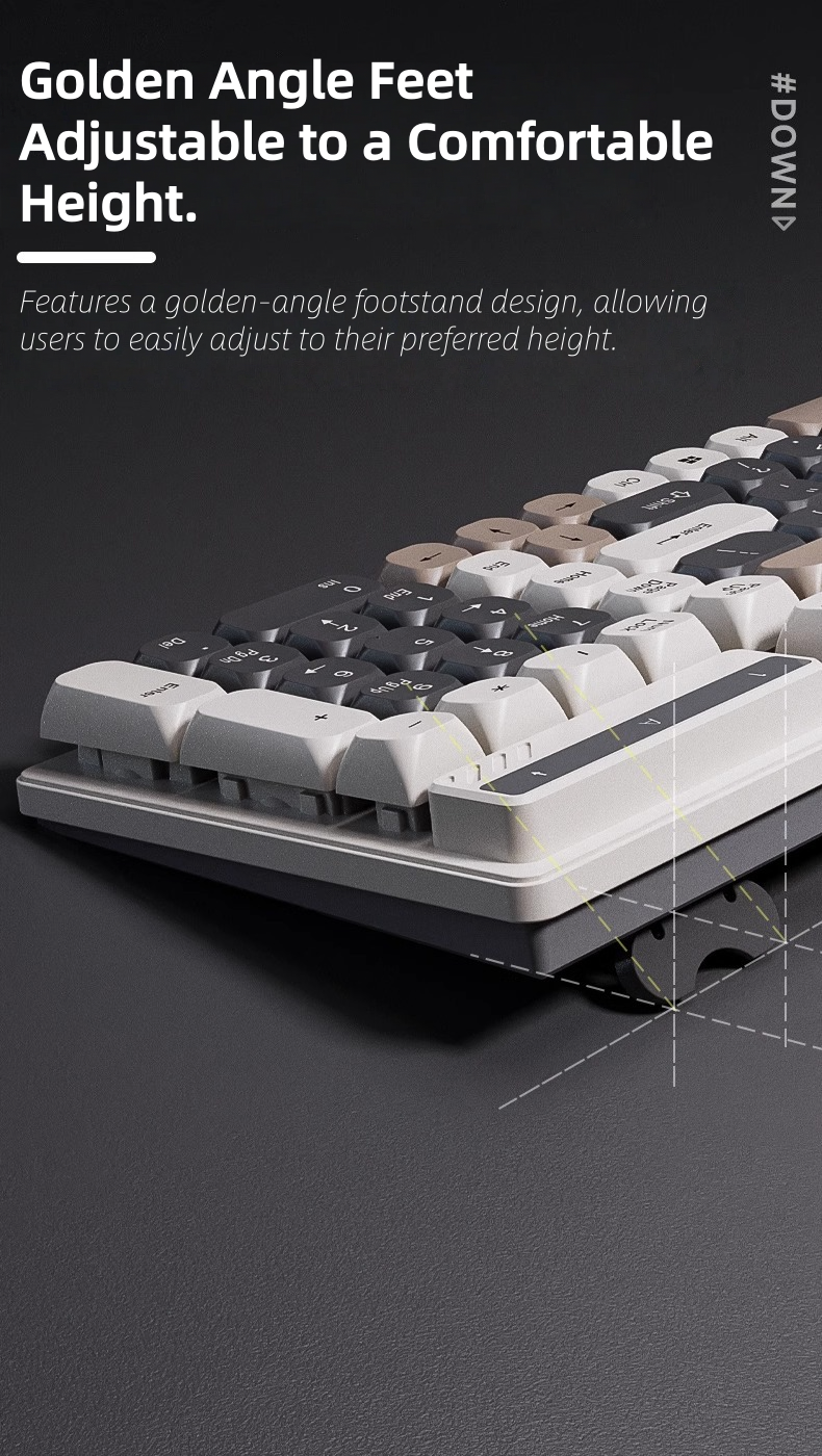 【MY STOCK】GEEX Suspended Mechanical Feel Keyboard And Mouse Set Wired ...