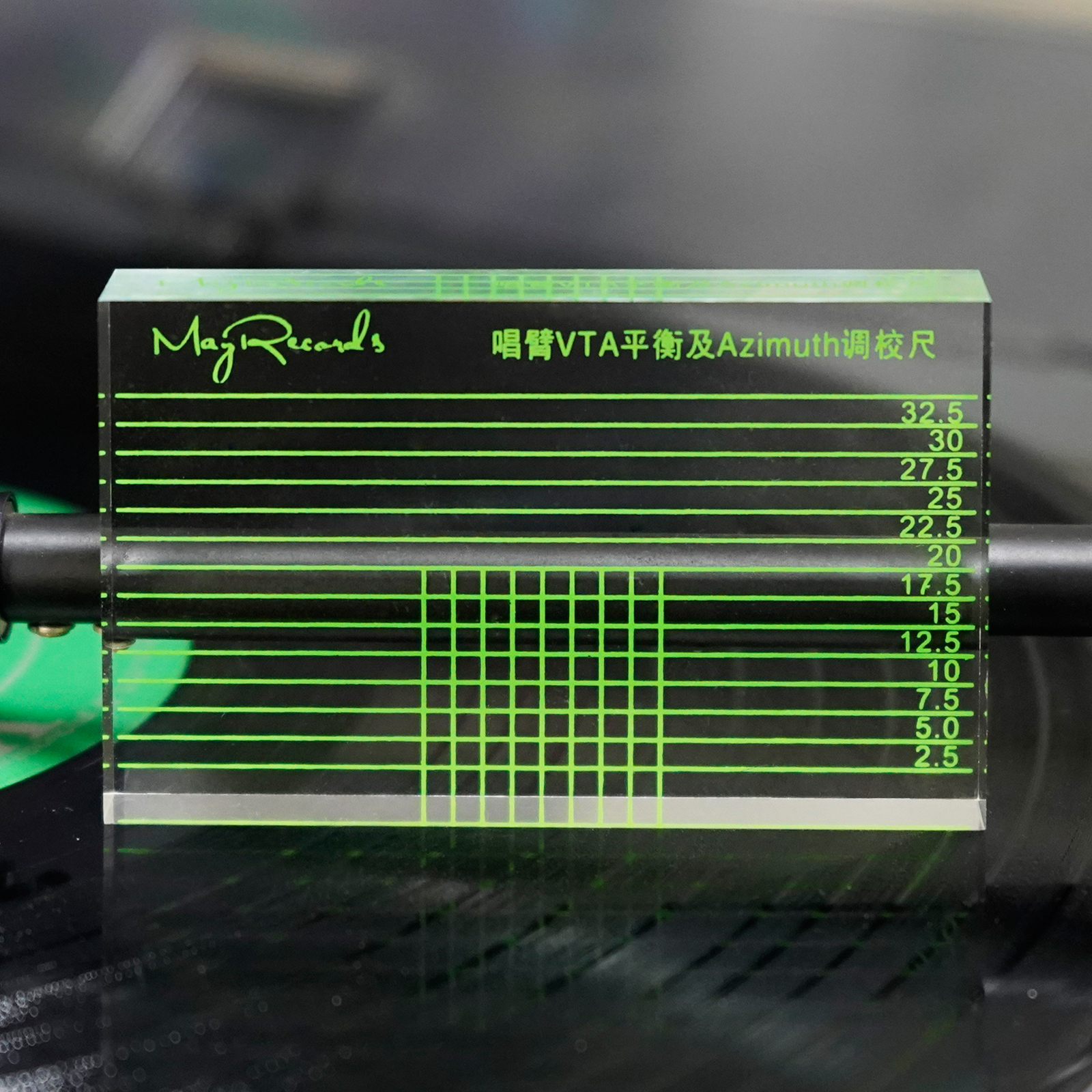 Tonearm VTA & Cartridge Azimuth Alignment Ruler Headshell Alignment ...