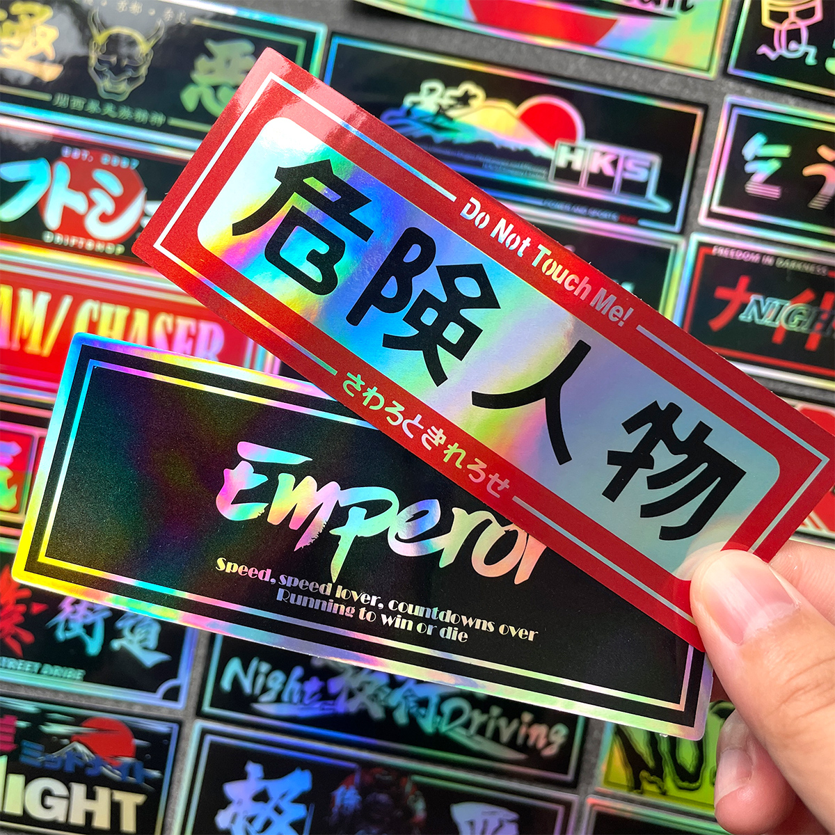 24Pcs JDM Decals Pers Japanese modified stickers Waterproof Stickers ...