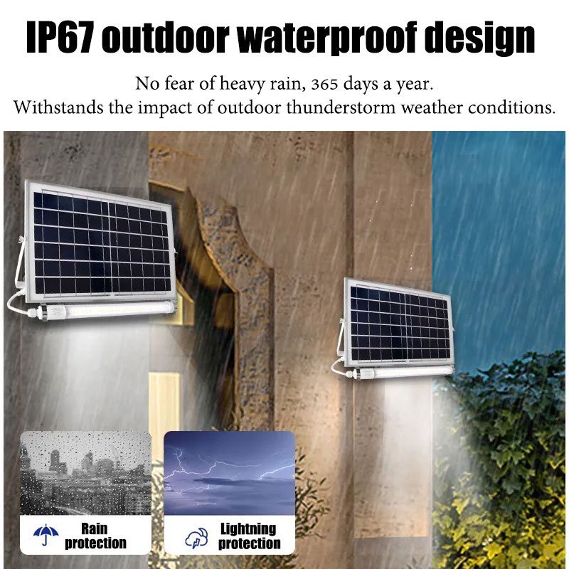 OOKAS Solar Tube Light Indoor Light Solar Light Outdoor Waterproof ...