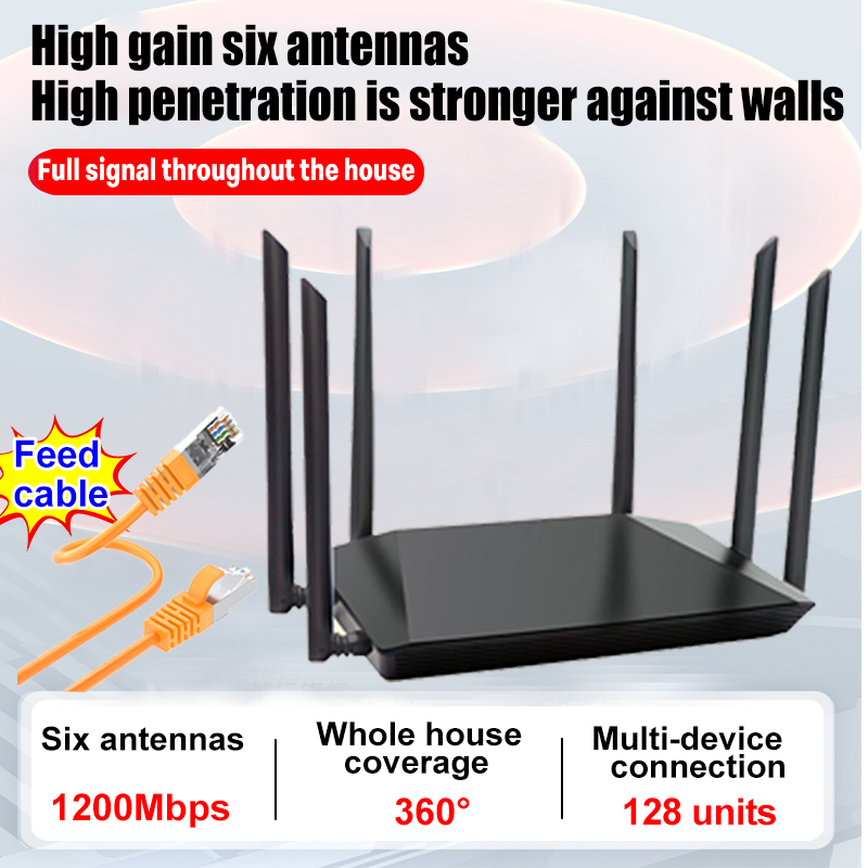 24 hours delivery 5G sim card wifi router 1200Mb/s WlFl 6 extender ...