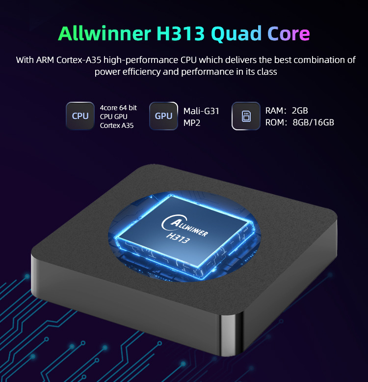 4K Android 13 TV Box - 8K Ultra HD Media Player with Dual-Band WiFi 2 ...