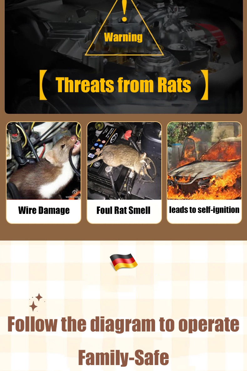 99.99% Rat Repellency Rate!🐀Rat repellent Penghalau tikus Mouse ...