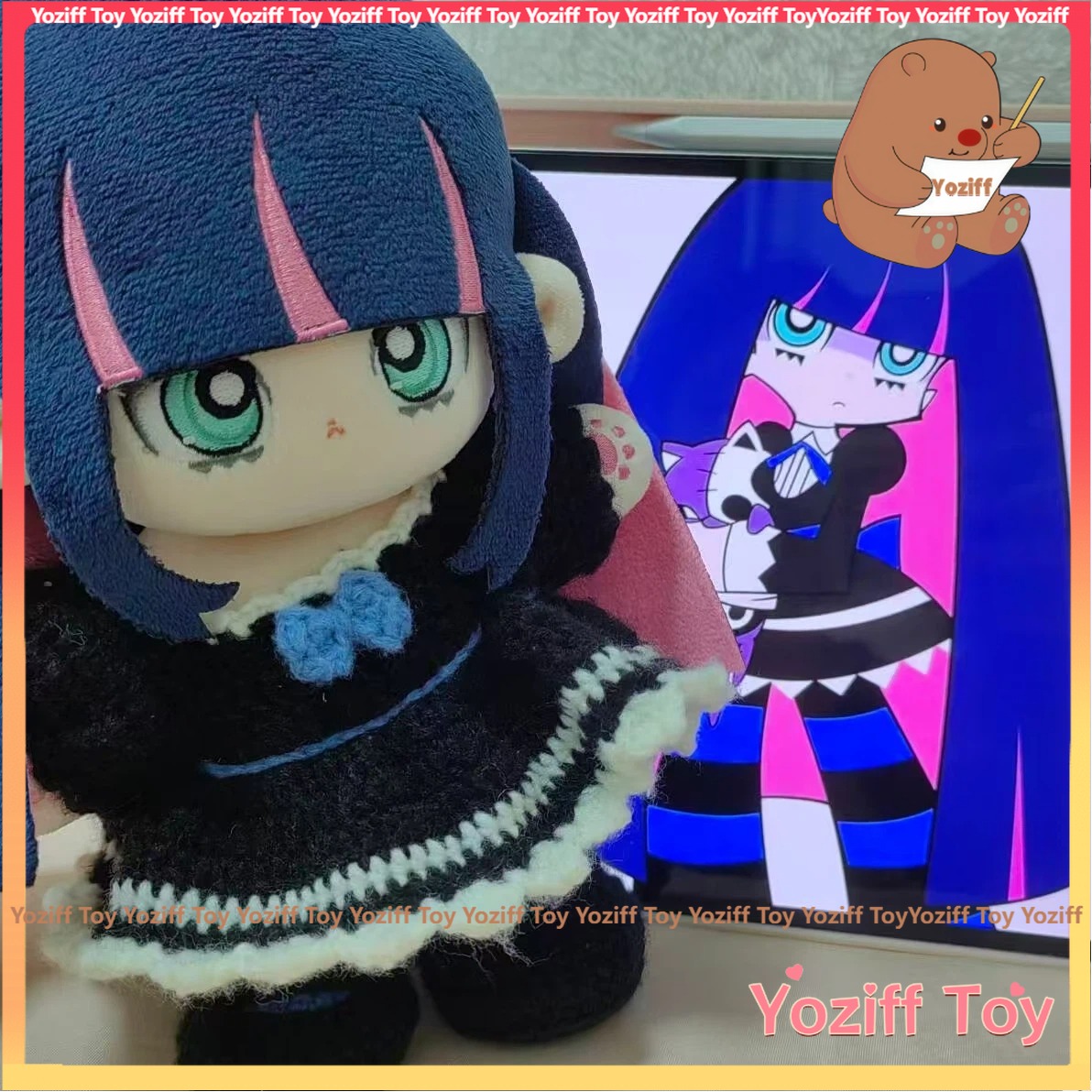 20cm Panty & Stocking with Garterbelt Plush Doll, Stuffed Cosplay ...