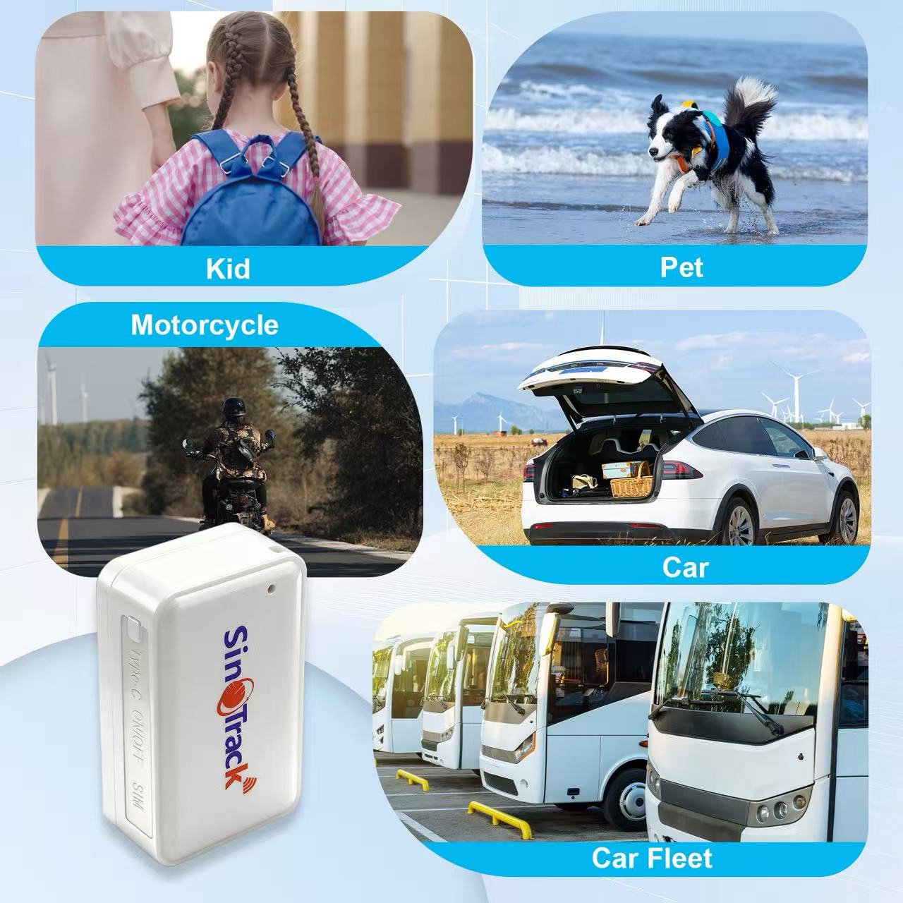 SinoTrack Mini GSM GPS Tracker ST-903A For Kids Person Car Big Built ...