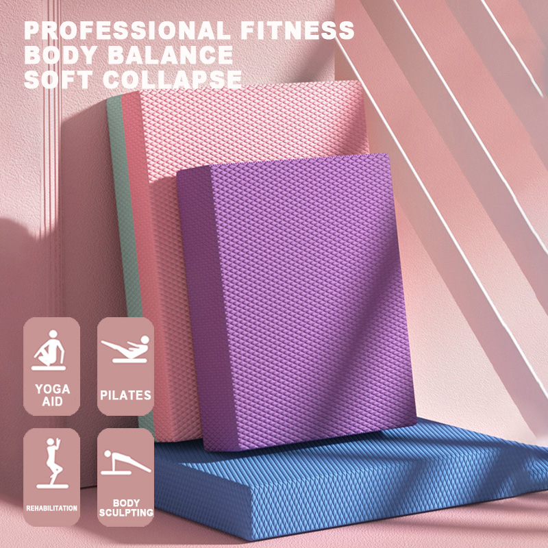 50*40*6cm TPE Cube Balance Foam Pad Thickened Kneeling Mat Yoga Mat ...