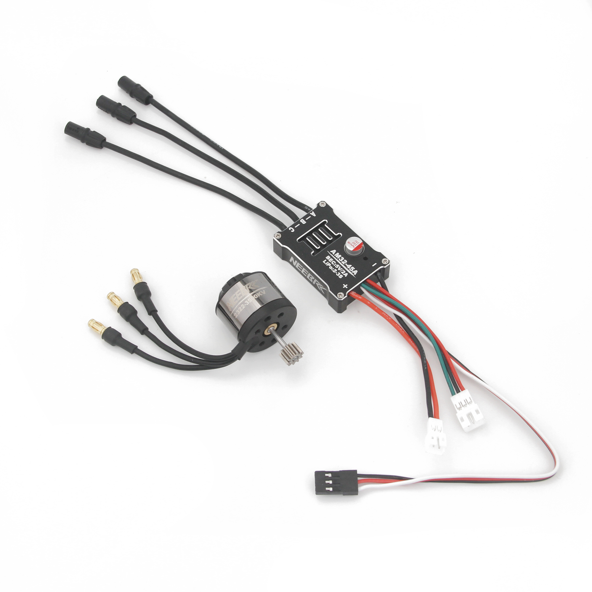 NEEBRC 2322 3500KV Brushless Outrunner Motor AM32 45A Metal Shell ...