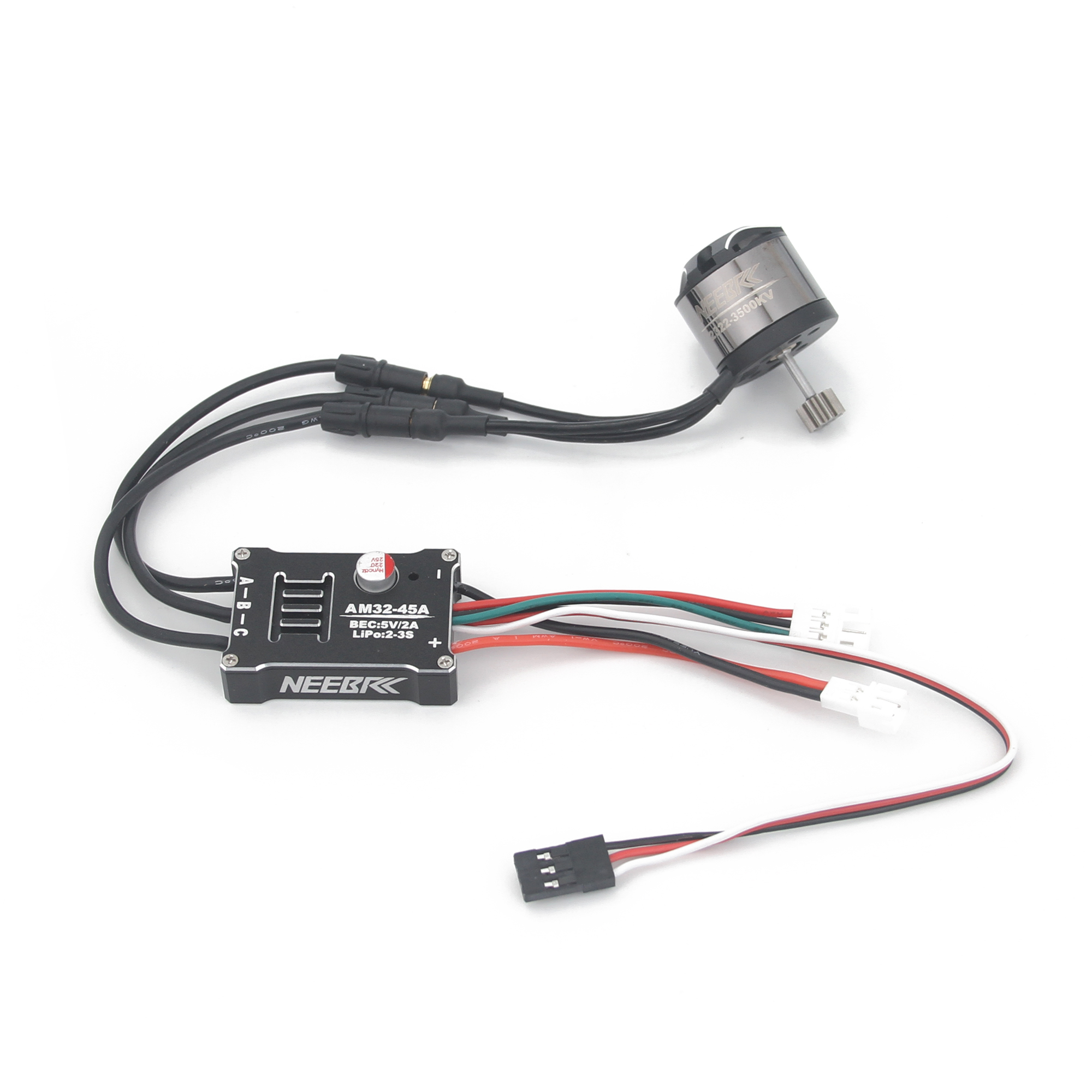 NEEBRC 2322 3500KV Brushless Outrunner Motor AM32 45A Metal Shell ...
