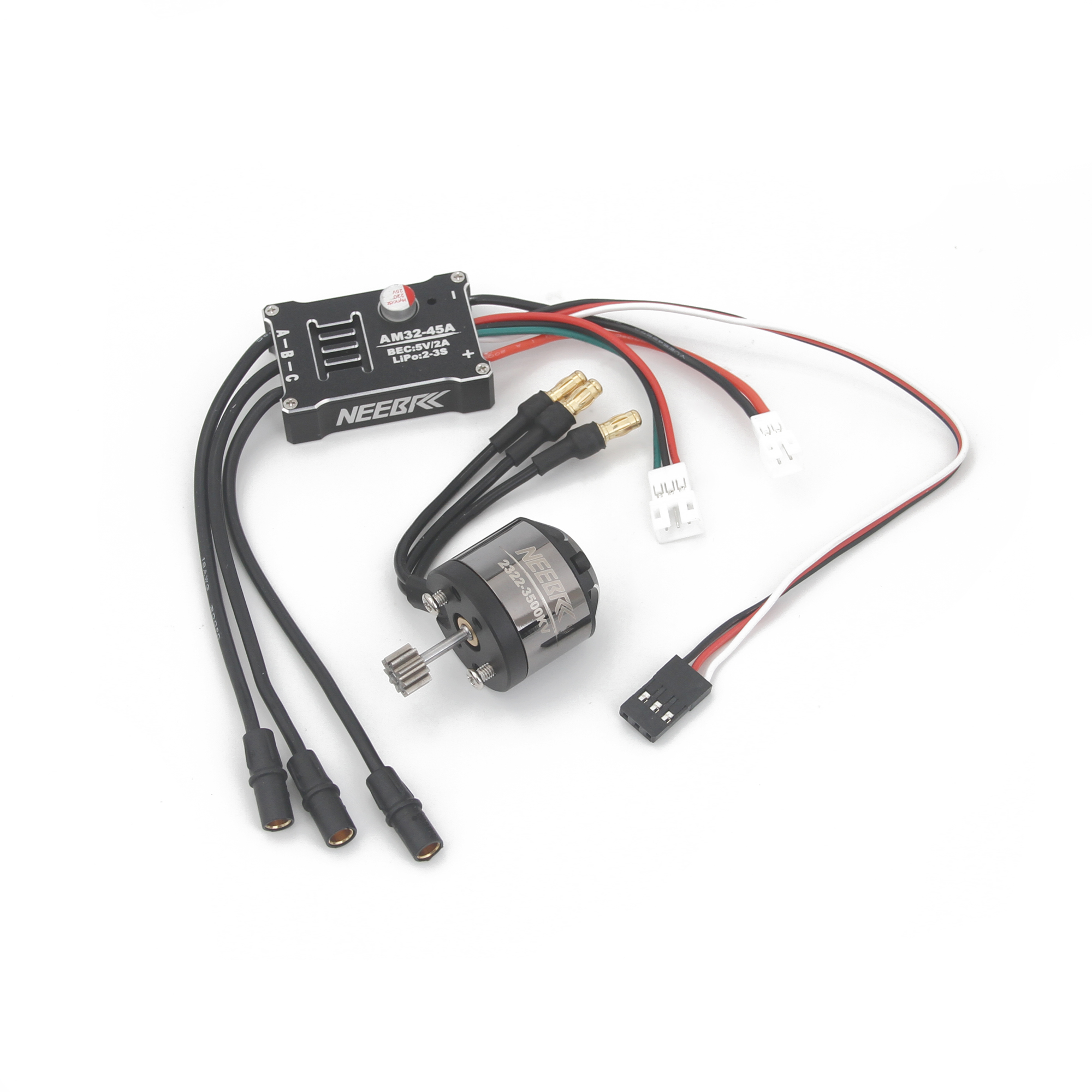 NEEBRC 2322 3500KV Brushless Outrunner Motor AM32 45A Metal Shell ...