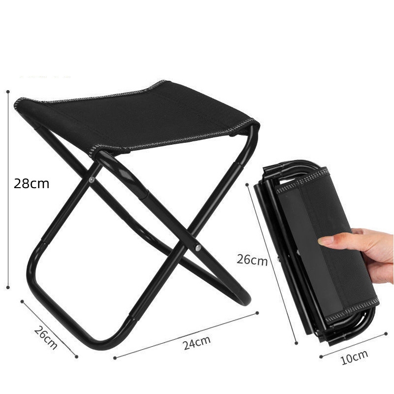 Mini Portable Folding Stool Ultra Light Outdoor Slacker Chair Hiking ...