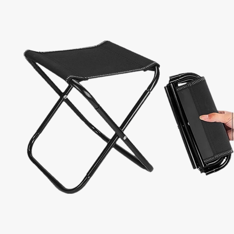 Mini Portable Folding Stool Ultra Light Outdoor Slacker Chair Hiking ...