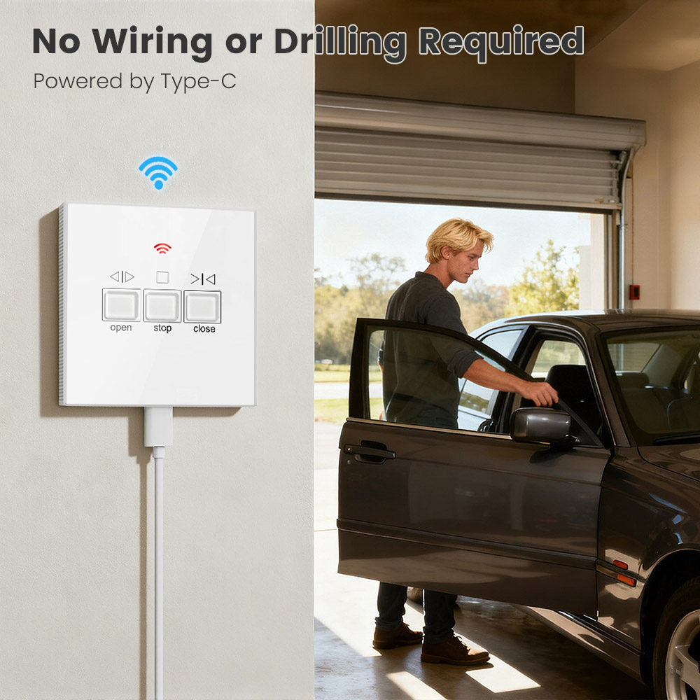 SMATRUL Tuya WiFi Smart Garage Door Switch Autogate Opener Automatic ...