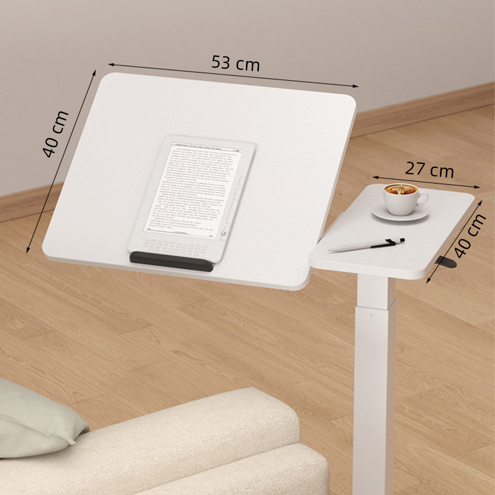 NIDOUILLET Adjustable Foldable Flip Pneumatic Table mobile desk Bedside ...