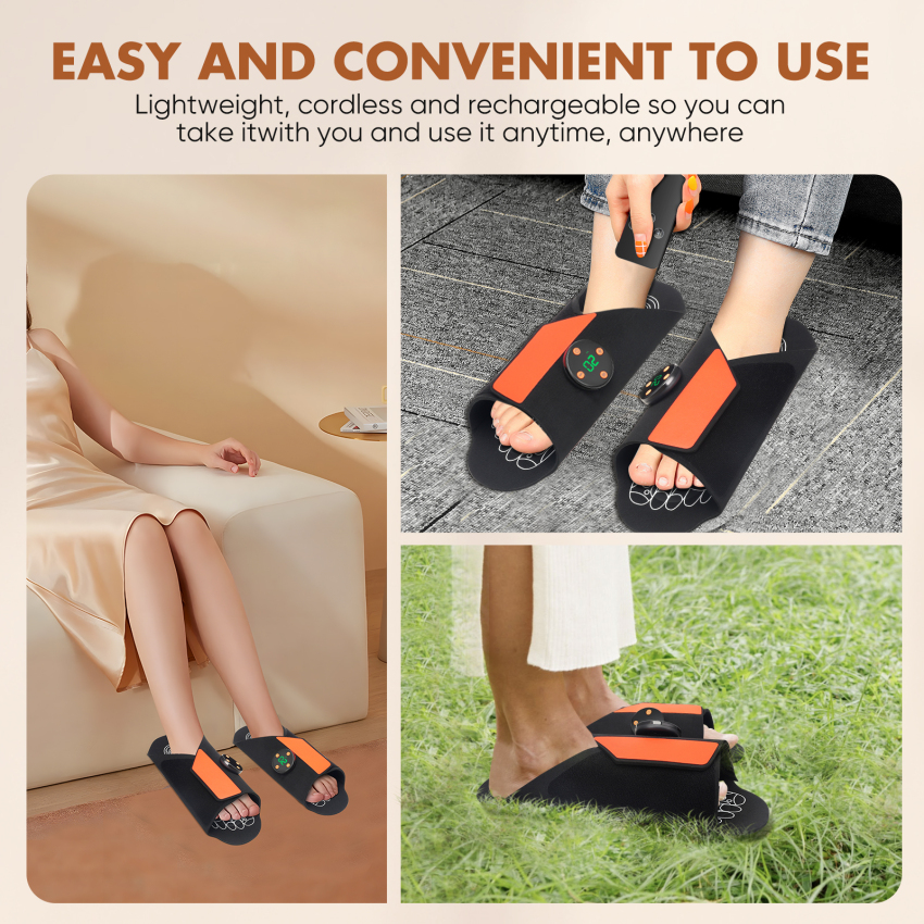 EMS Foot Massager Mat - New Upgrade Foot Massage Shoes for Pain Relief ...