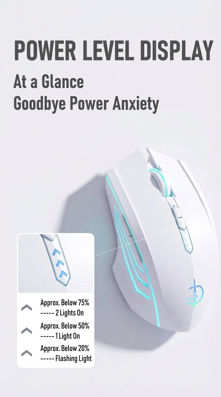 【Ready Stock】Wireless Mouse Bluetooth Silent Type-C Rechargeable For ...