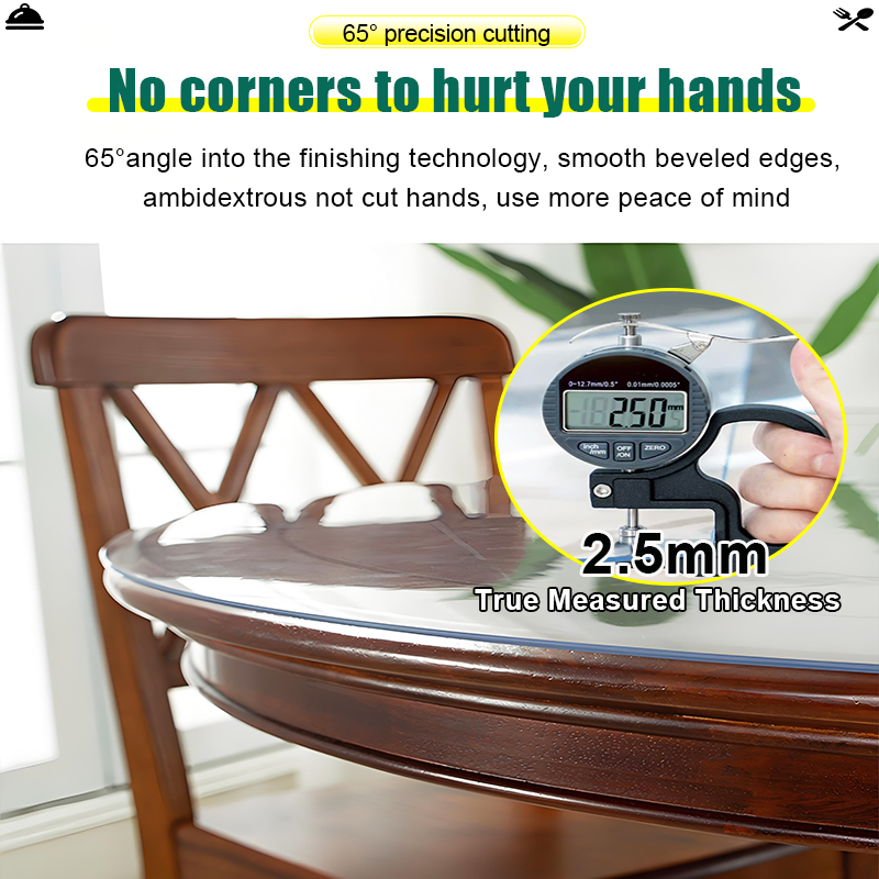 【Heat resistance up to 120℃】 2.5mm thicknesses alas meja plastik alas ...