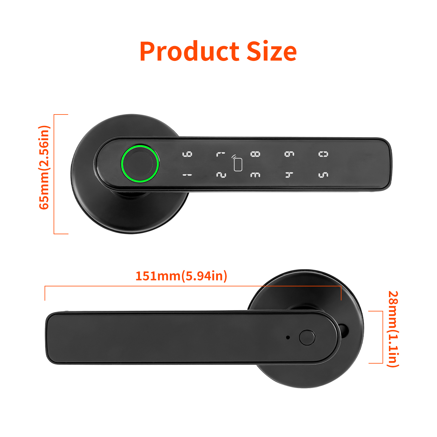 Tuya Smart Lock 5-in-1 Fingerprint Password Key Card Smart Life APP ...